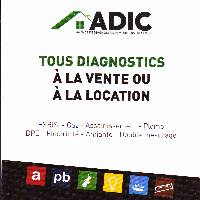 logo ADIC DIAGNOSTIC (Agence de Diagnostic Immobilier du Centre)